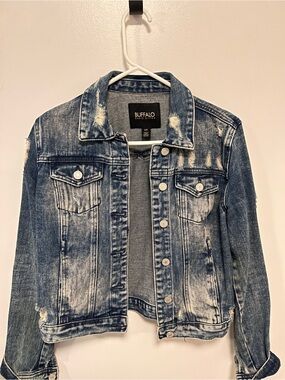 Buffalo David Bitton Light Blue Washed Denim Jacket
